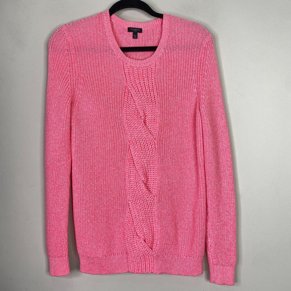 Talbots Pink Crew Neck Sweater
